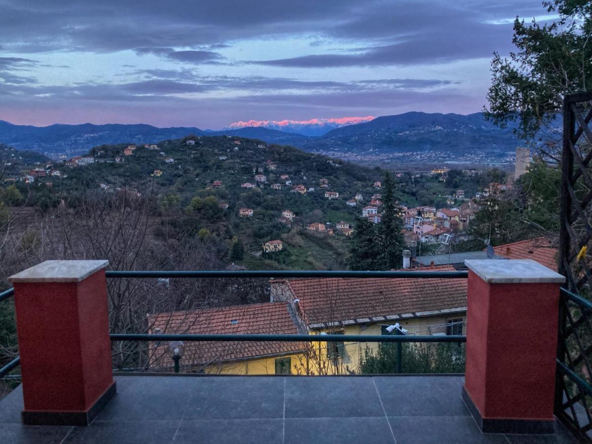 La Casa Rossa Arcola Con Vista Villa Buitenkant foto