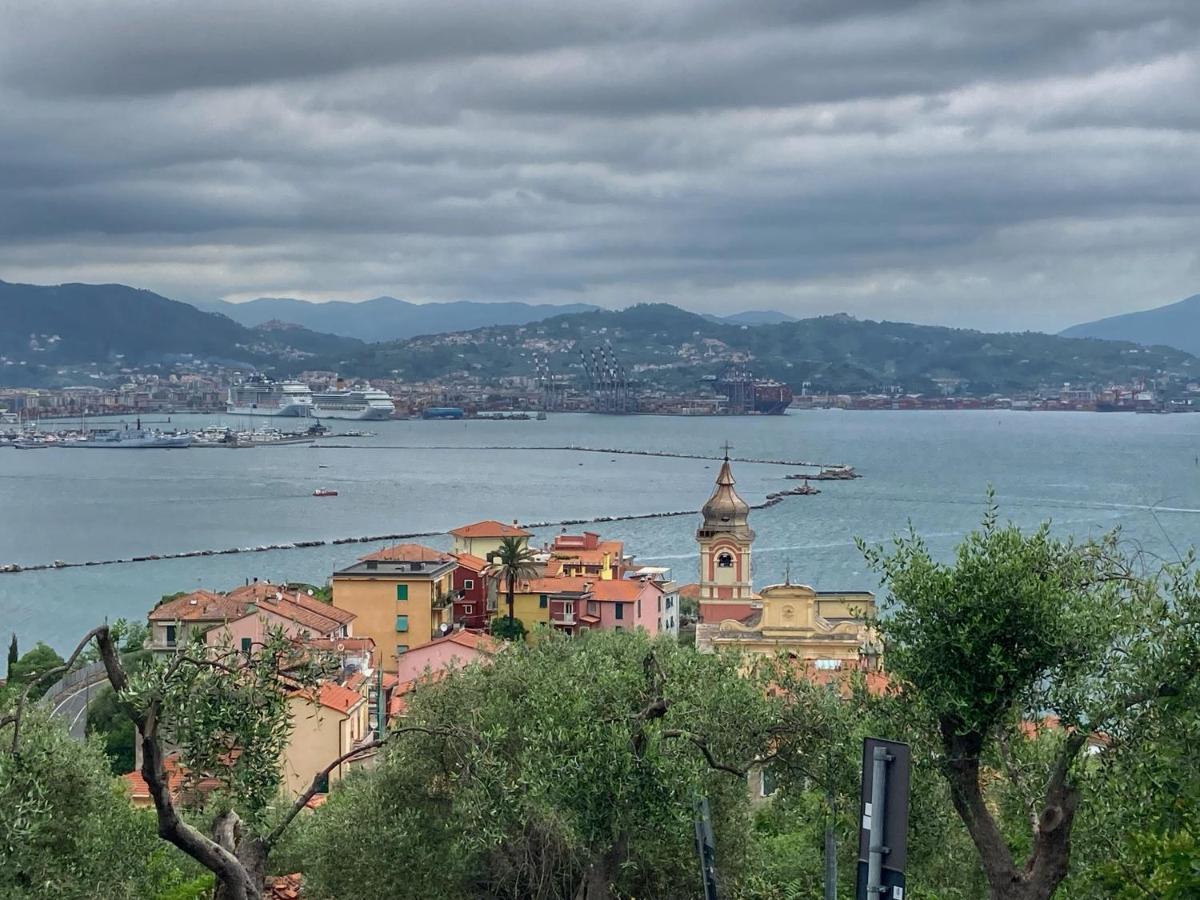 La Casa Rossa Arcola Con Vista Villa Buitenkant foto