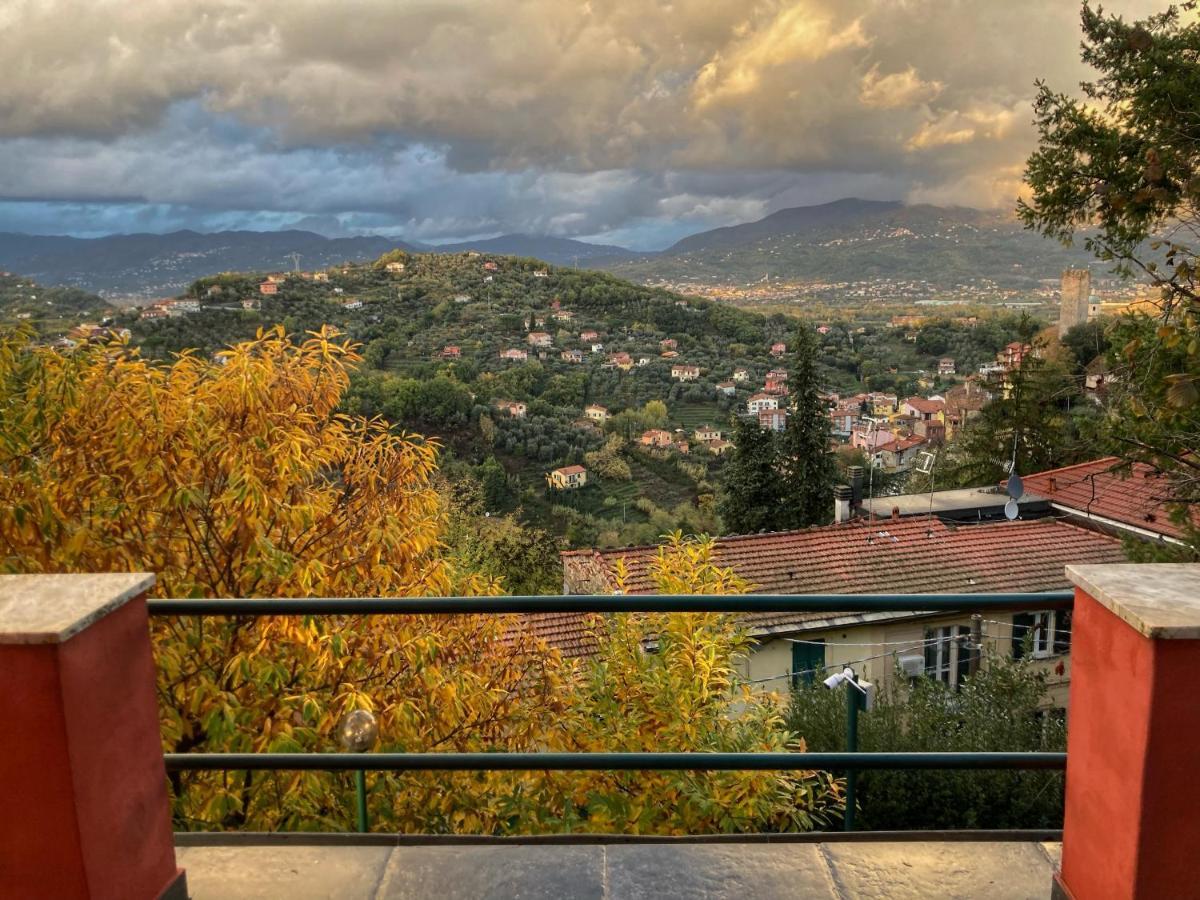 La Casa Rossa Arcola Con Vista Villa Buitenkant foto