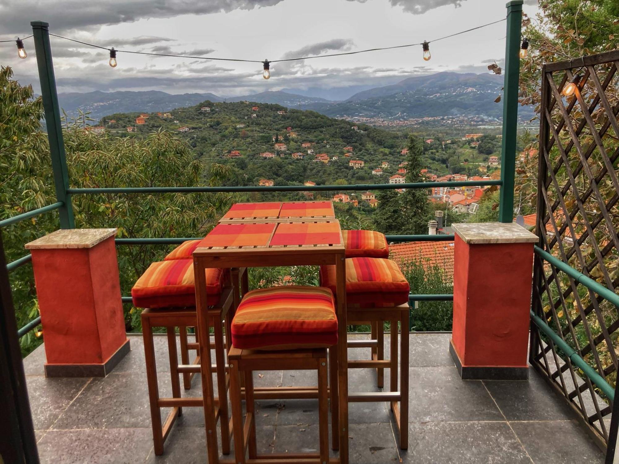 La Casa Rossa Arcola Con Vista Villa Buitenkant foto