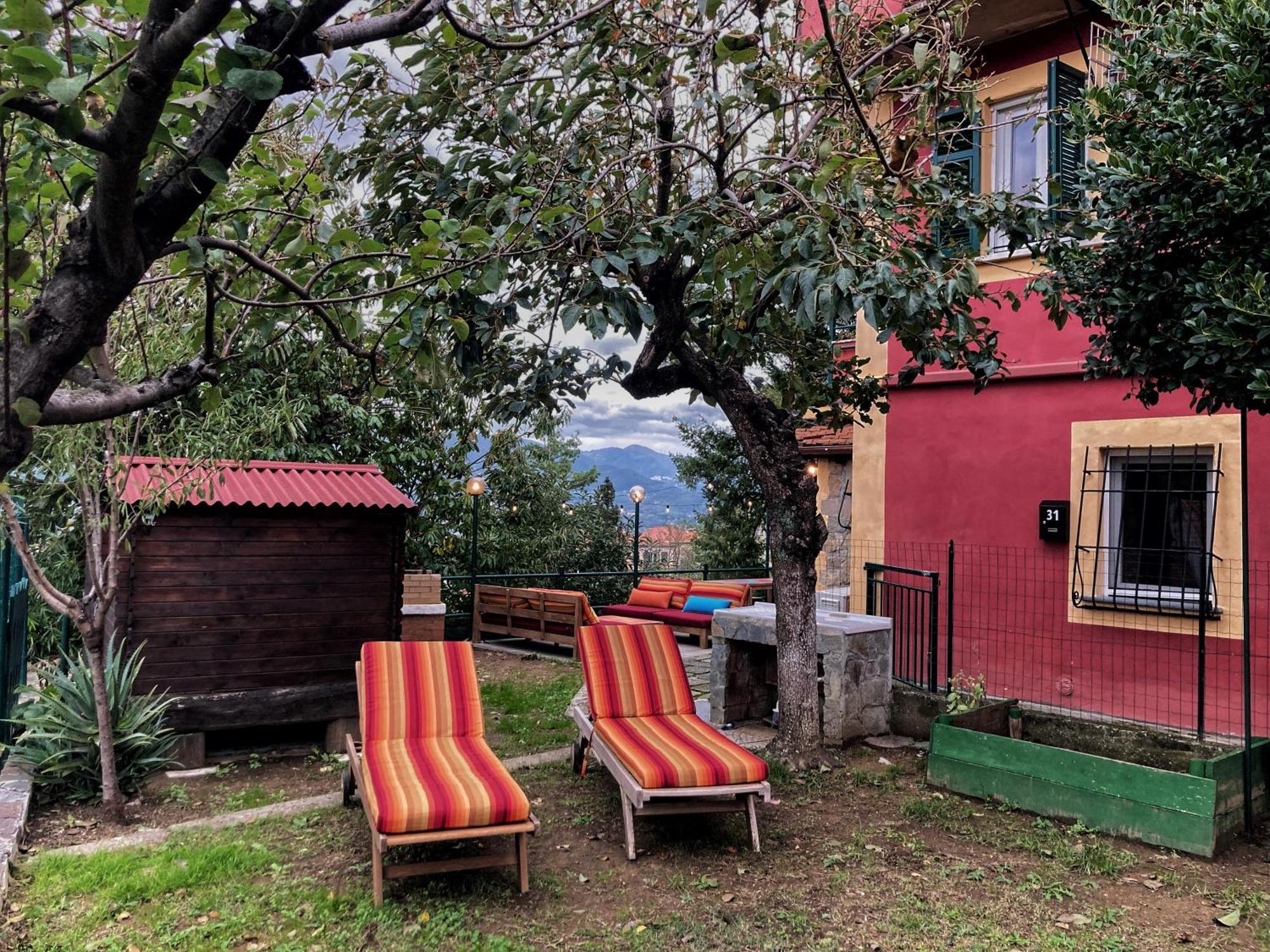 La Casa Rossa Arcola Con Vista Villa Buitenkant foto